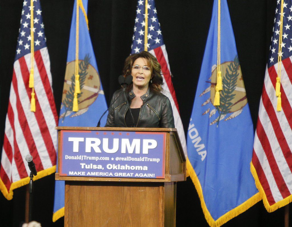 Vice presidential candidate Sarah Palin